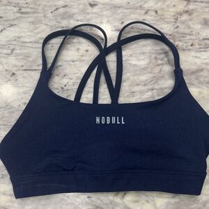 NOBULL Women's Dark Blue Sports Bra